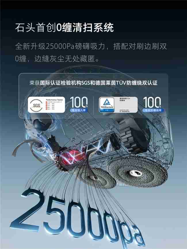 100℃沸水洗布去污除菌，石头P20Ultra Plus以高温洗拖烘重塑行业标准