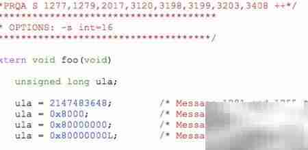 MISRA C规则6.1与7.2解析