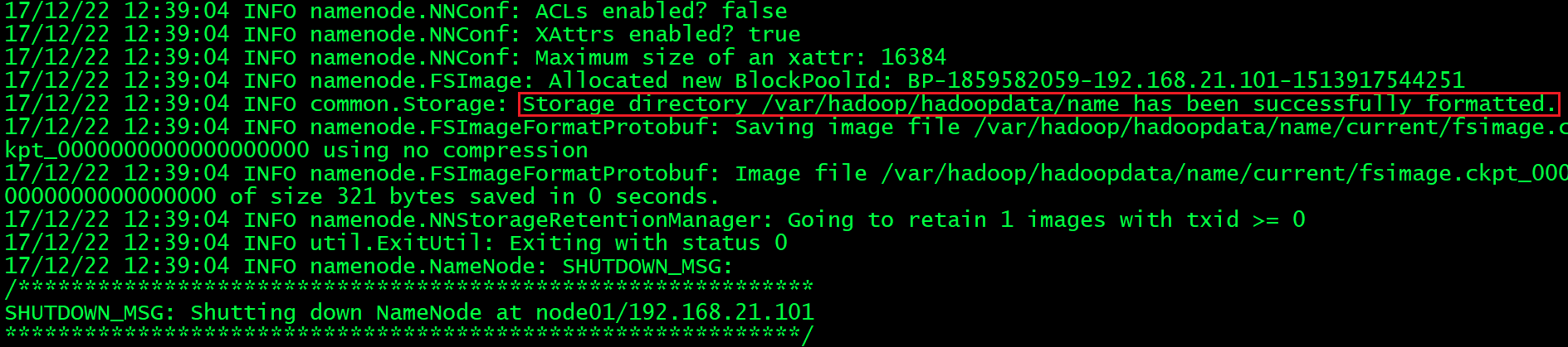 Hadoop完全分布式集群搭建