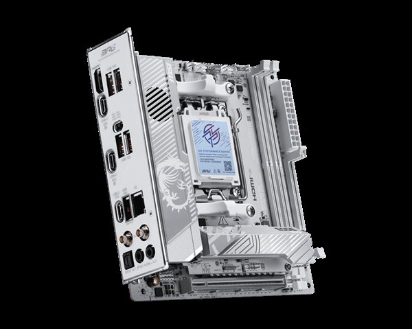 微星发布MPG X870I EDGE TI EVO WiFi超频主板:双内存插槽、支持10000MT/s!