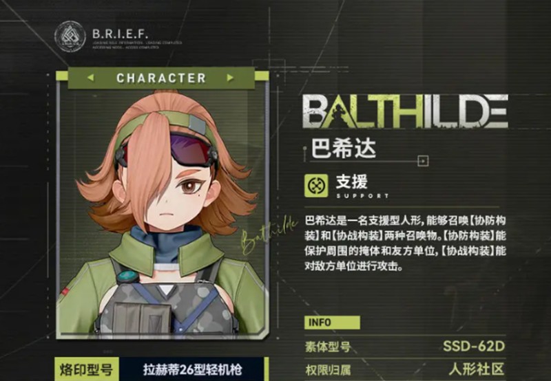 少女前线2巴希达玩法解析及技能详解