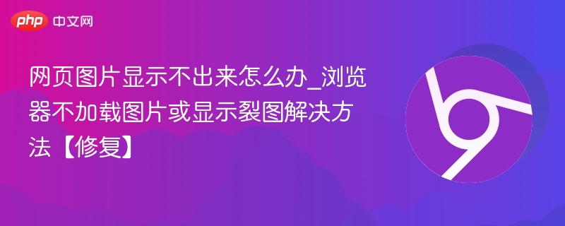 网页图片显示不出来怎么办_浏览器不加载图片或显示裂图解决方法【修复】
