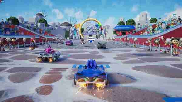 《索尼克赛车 交叉世界》耕升 RTX 5060 Ti 踏雪X3 OC娱乐狂飙