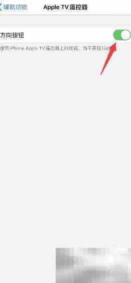 iPhone11开启Apple TV遥控方向键