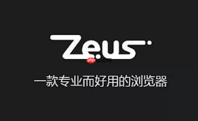 Zeus浏览器在线入口页面 宙斯浏览器官网快速通道