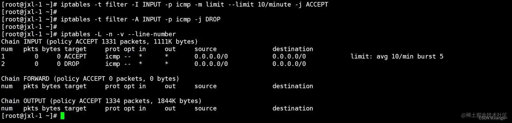 Iptables防火墙limit模块扩展匹配规则详解