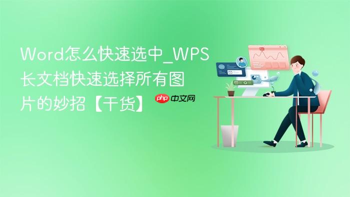 word怎么快速选中_wps长文档快速选择所有图片的妙招【干货】