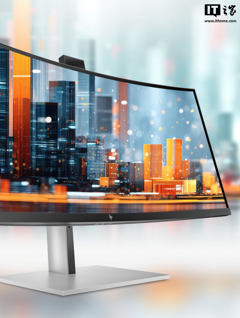 惠普推出“734PM”34 英寸带鱼屏显示器:1440P 120Hz IPS Black、配摄像头 + 四扬 + 麦克风 + 菊花链,6999 元