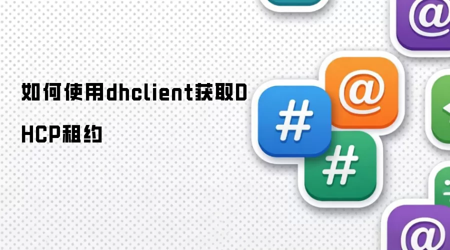 如何使用dhclient获取DHCP租约