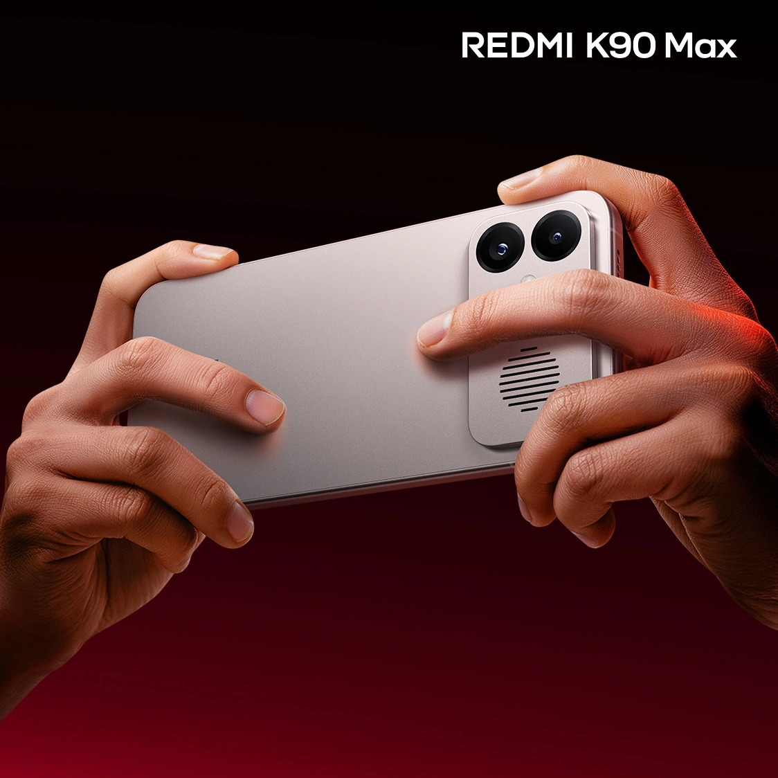 小米 REDMI K90 Max 手机“太空银”外观揭晓:冷调银色机身 + 铝合金中框
