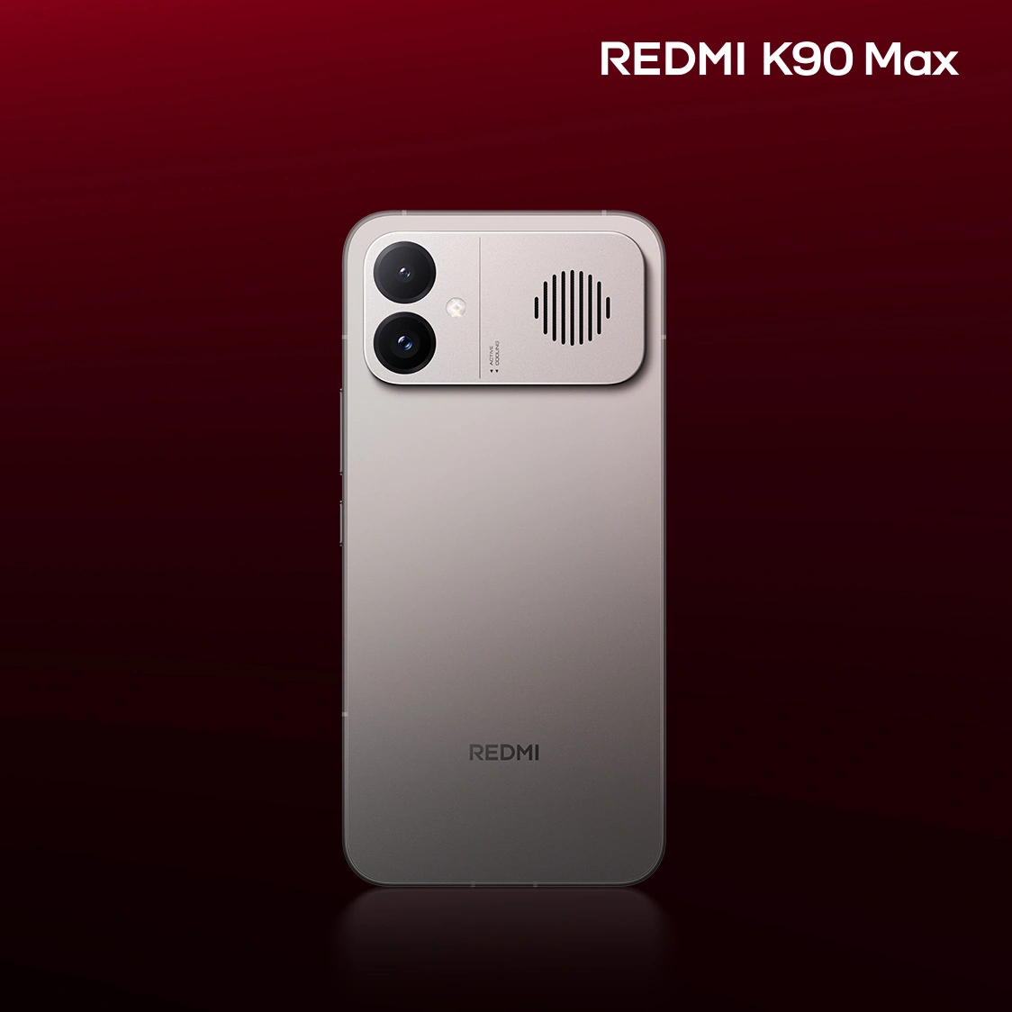 小米 REDMI K90 Max 手机“太空银”外观揭晓:冷调银色机身 + 铝合金中框