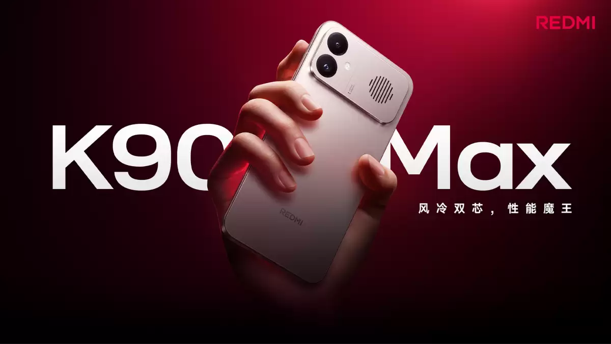 REDMI K90 Max正式发布:天玑9500+内置散热风扇+8550mAh电池