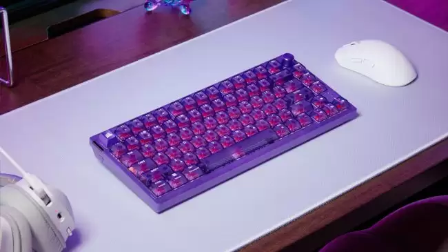大胆复古美学设计 海盗船推出原子紫配色 K65 PLUS WIRELESS 机械键盘