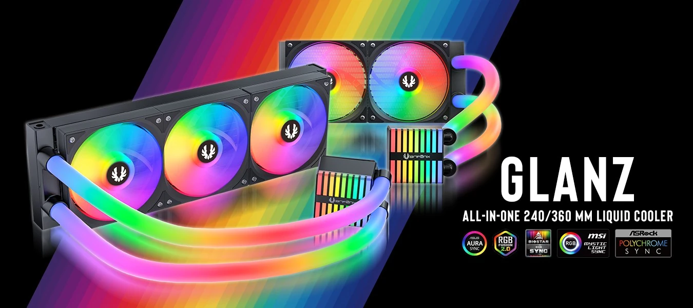 全面 RGB:BitFenix 火鸟推出霓虹水管液冷 Glanz