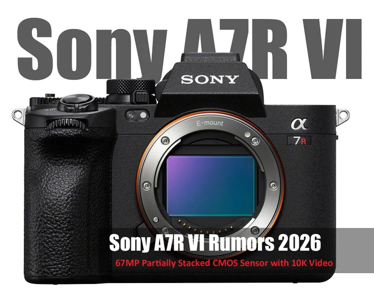 索尼全画幅微单 Alpha 7R VI 曝光:6700 万像素传感器、支持 10K 视频