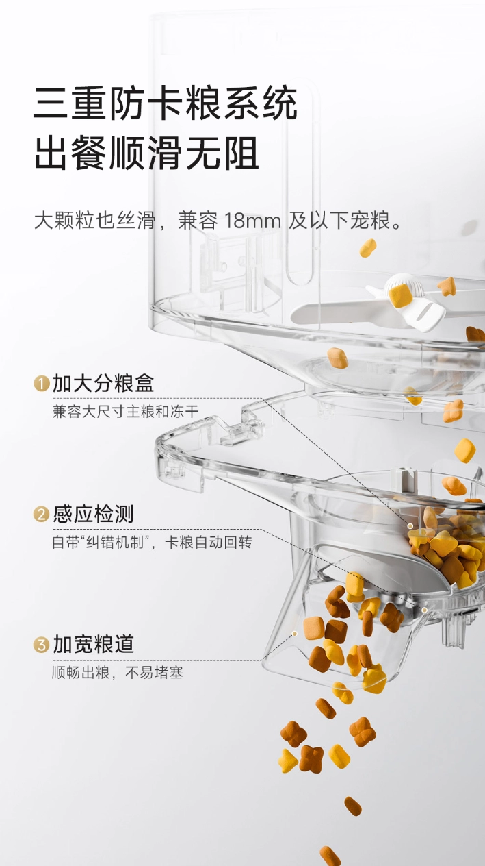小米推出米家智能宠物喂食器 2 可视版:自带 500 万像素摄像头,449 元