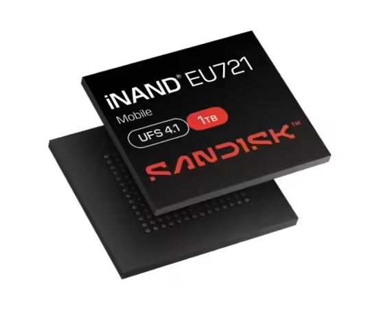 全新EU721登场 闪迪首款QLC UFS 4.1移动嵌入式闪存
