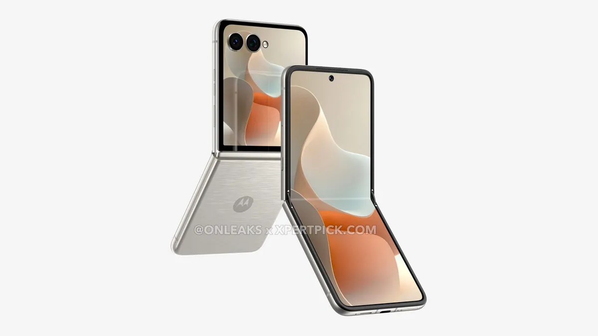 联想旗下 moto razr 70 Ultra 手机渲染图曝光：4 英寸外屏 + 7 英寸内屏，相比上代厚 0.6mm