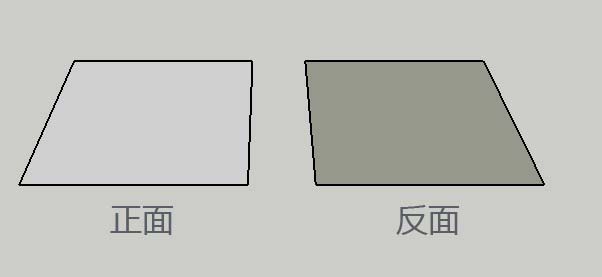 sketchup怎么分辨物体的正反面