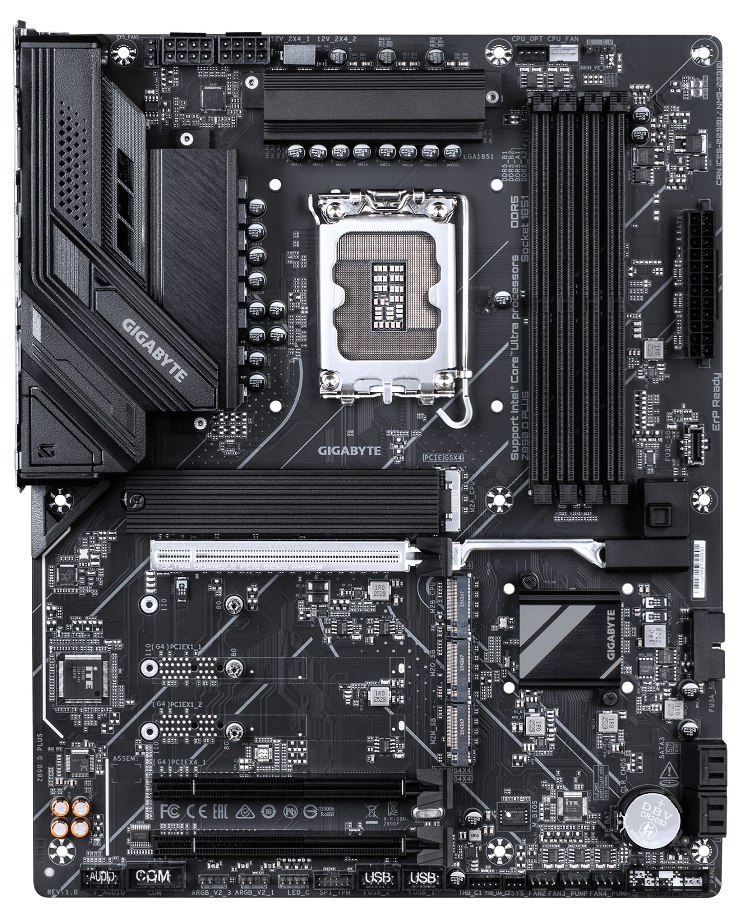 技嘉 Z890 D PLUS 主板上市:未配备无线网卡,1499 元