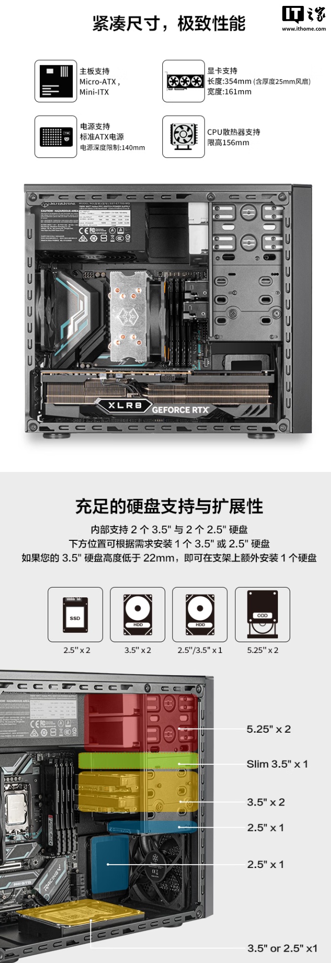 银欣法拉 FARA 314 MATX 小机箱上市:自带 2 个 5.25 英寸光驱位,299 元