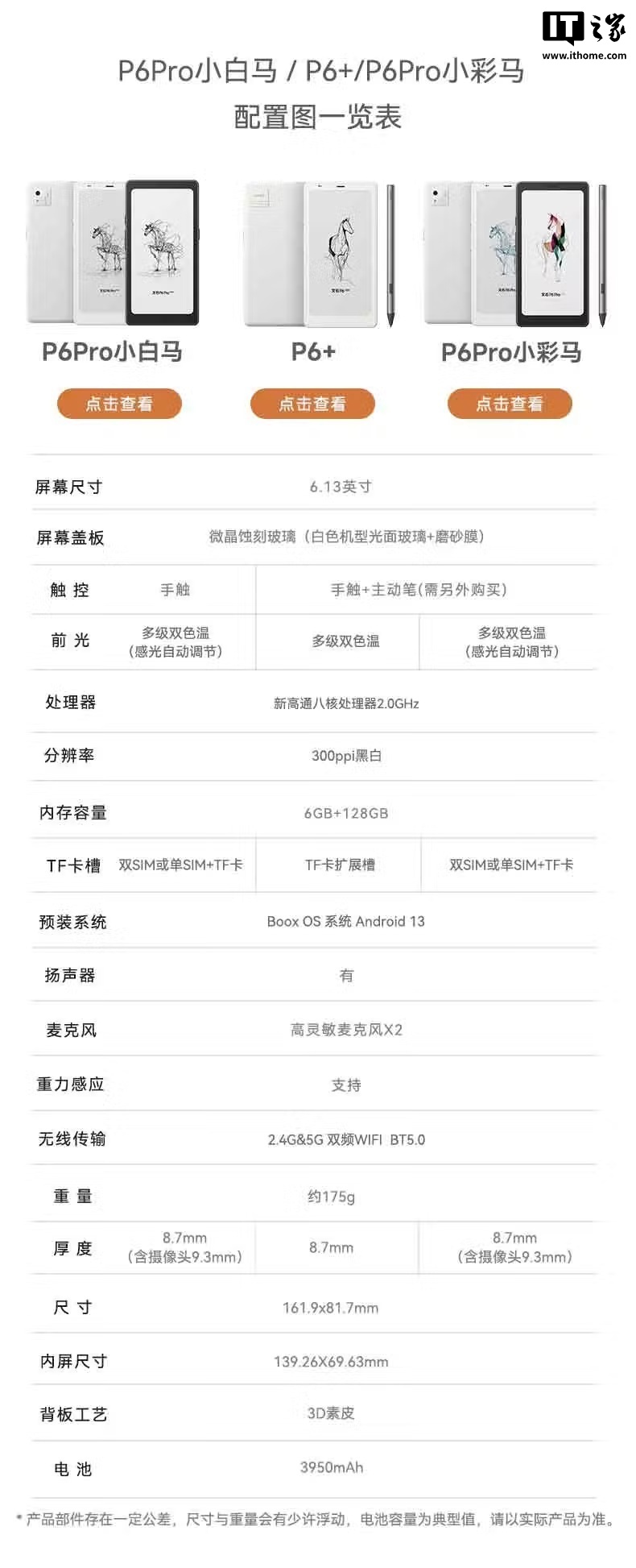 文石 P6+、T10C+ 墨水屏阅读器发布,首发价 1999 元起
