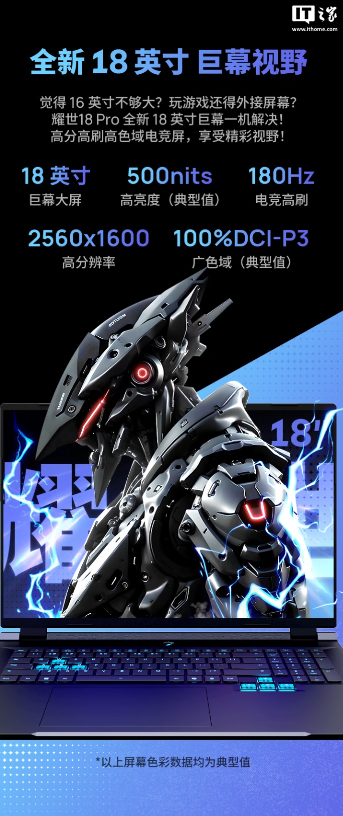 机械革命耀世 18 Pro 游戏本开售,i7-14650HX / RTX 5060 版国补后到手价 7904.15 元