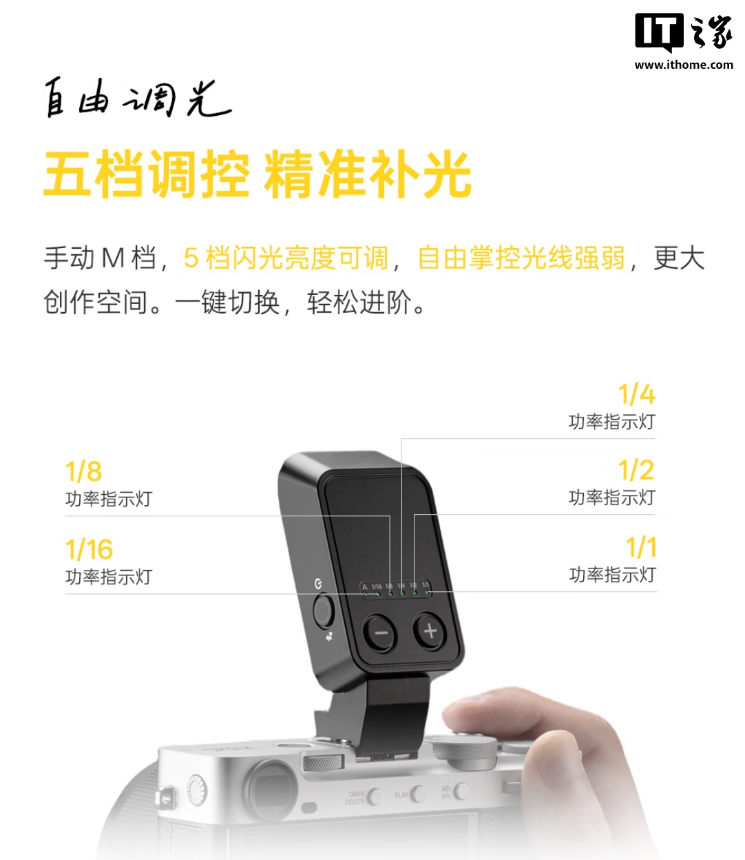 唯卓仕 Vintage Z2 Mini 折叠闪光灯发布:支持 TTL、闪光指数 GN6,首发 148 元
