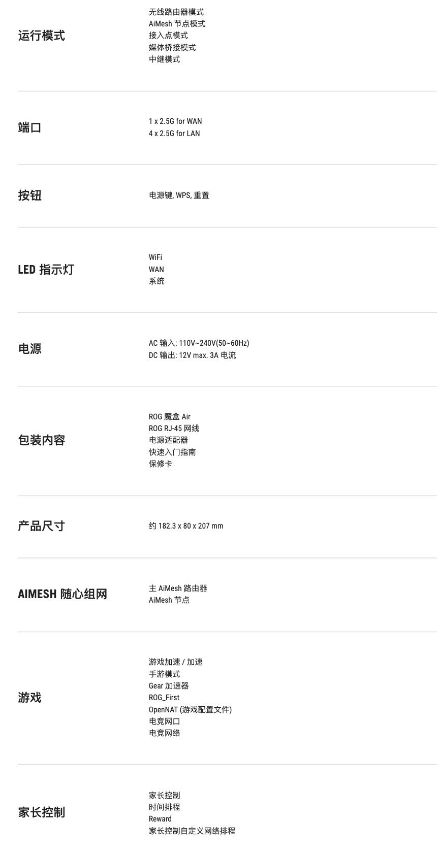 华硕 ROG 魔盒 Air Wi-Fi 7 路由器上架：月耀白外观配 RGB 灯、5GHz 5T5R 天线设计，1399 元