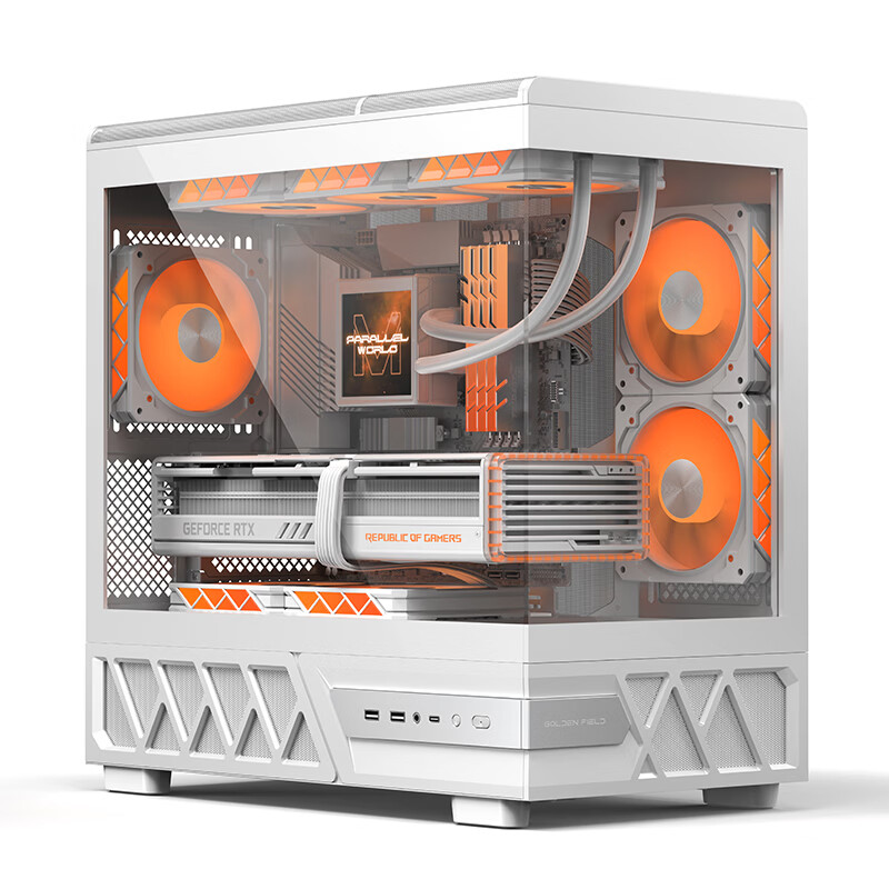 金河田推出“平行世界 M 版”海景房机箱：兼容 M-ATX / ITX 背插主板、黑白双色均为 359 元