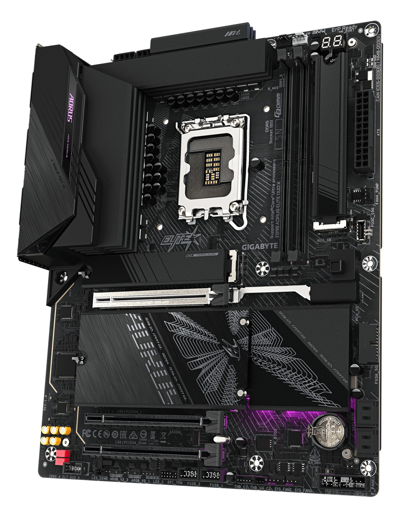 技嘉 Z890 AORUS ELITE DUO X 主板上线,支持 10266+ MT/s 内存超频