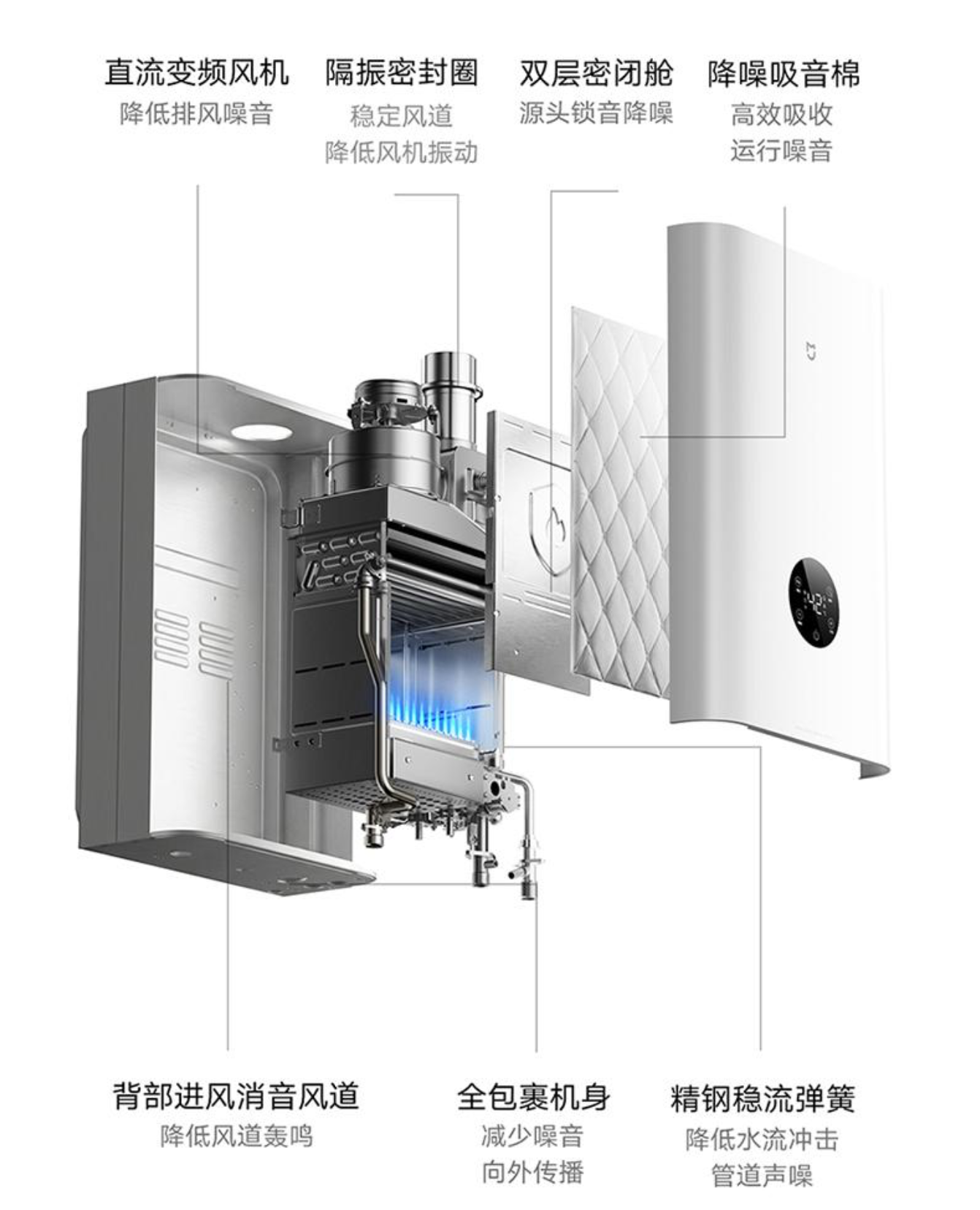小米米家智能燃气热水器 2 恒温 1 级能效 16L 开售,新品首发价 1763 元