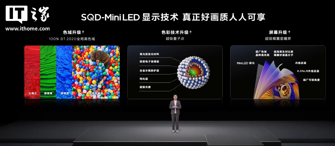 TCL Q9M Pro SQD-Mini LED 电视发布:100% BT.2020 色域,6199 元起
