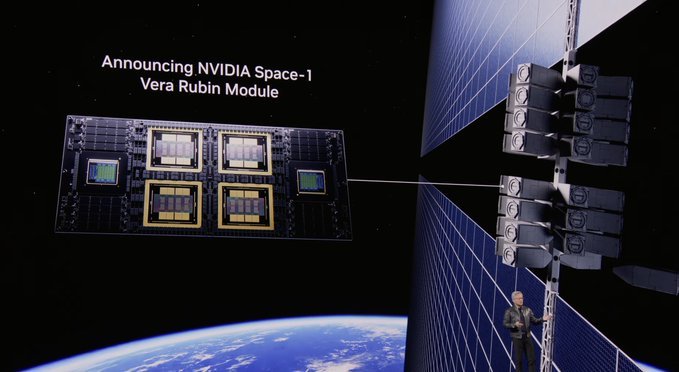 AI 迈入“星际时代”:英伟达黄仁勋发布 Space-1 Rubin 模块,推理算力暴涨 25 倍