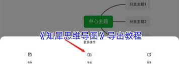 知犀思维导图如何导出