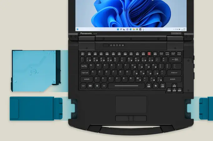 松下发布 TOUGHBOOK 56 强固型笔记本:模块化热插拔电池,最多 3 网口