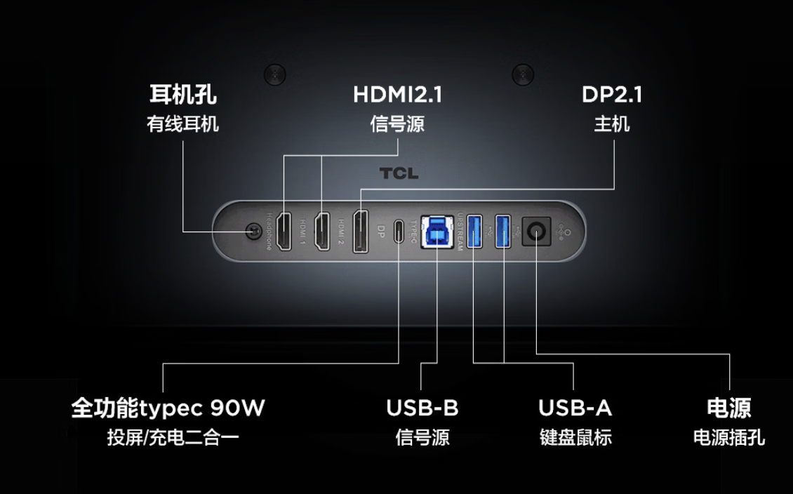 TCL“32X3A”32 英寸显示器开售:4K 240Hz / FHD 480Hz 双模 OLED + 环境光传感器,6666 元