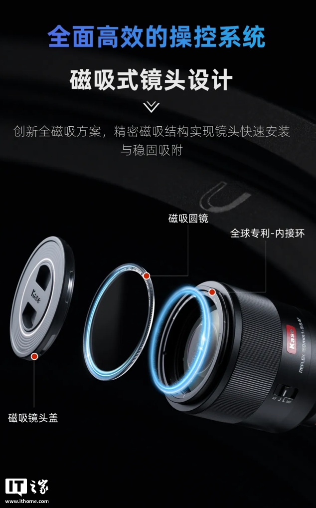 卡色 150mm f/5.6 全画幅自动对焦折返镜头发布:3850 元,适配佳能 EF / 索尼 E 卡口