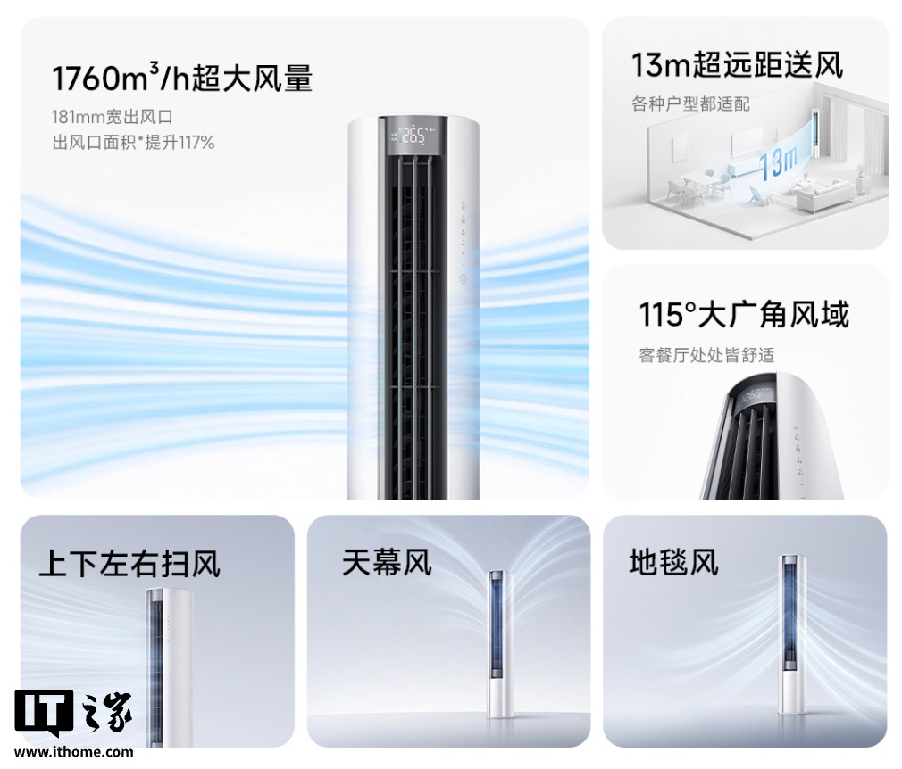 小米推出“米家空调 巨省电 Pro 超一级能效”:提供大 2 匹 / 3 匹版本,4699 元起