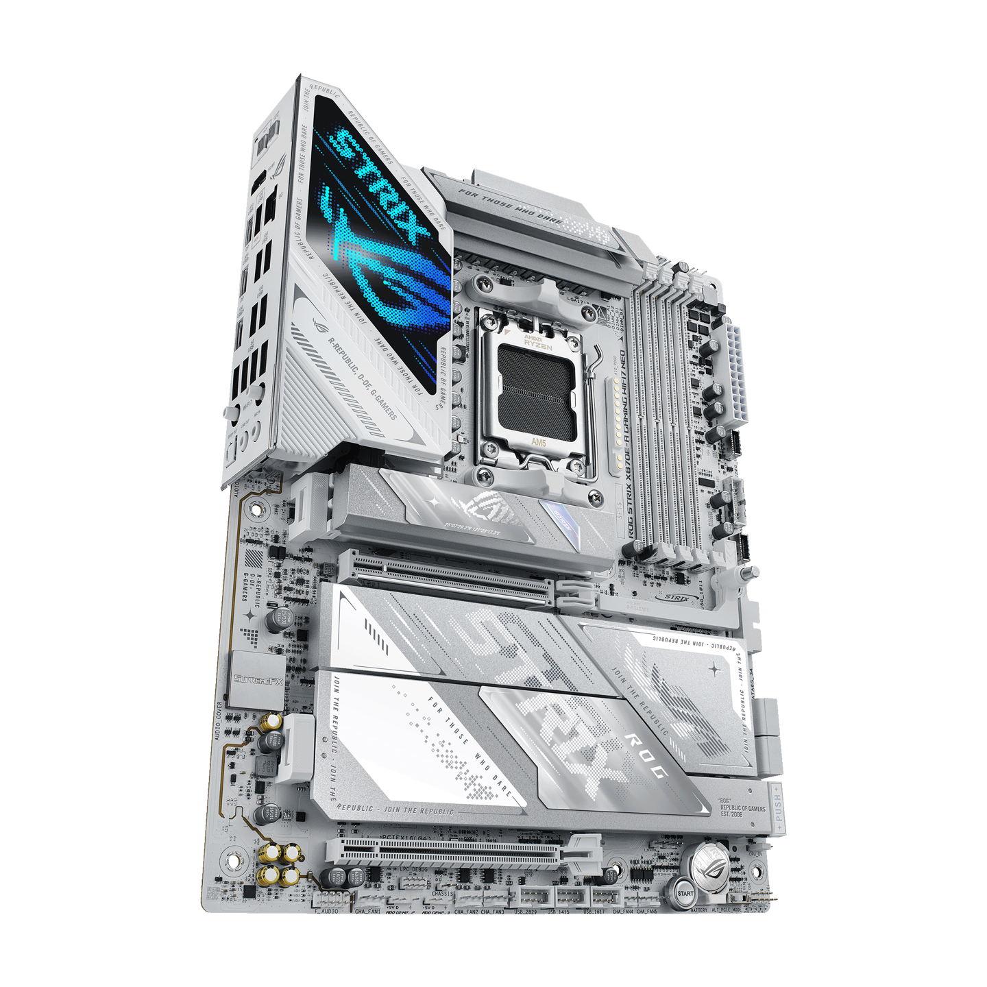 2999 元华硕 ROG X870E 吹雪 NEO 主板开售:5Gb 网口 + 双 USB-C 前置接口
