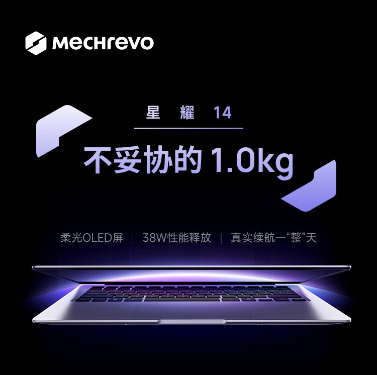 机械革命 1kg 轻薄本星耀 14 上架 X7 358H 款,7999 元