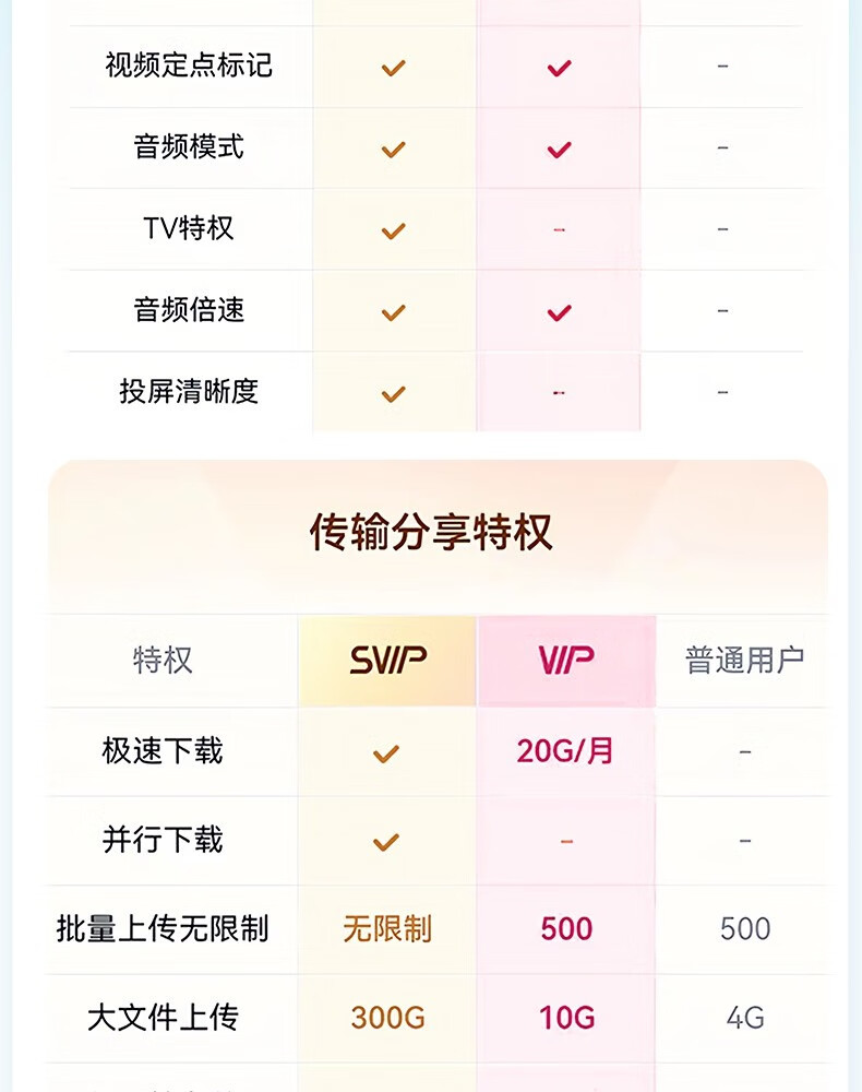 三月正是奋斗的季节:百度网盘 SVIP 会员 14.5 元 / 月年内探底