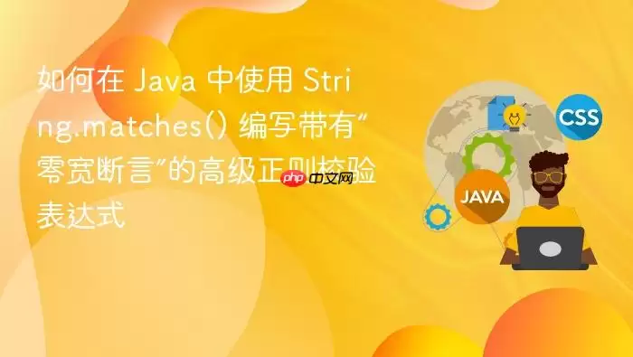 如何在 Ja va 中使用 String.matches() 编写带有“零宽断言”的高级正则校验表达式