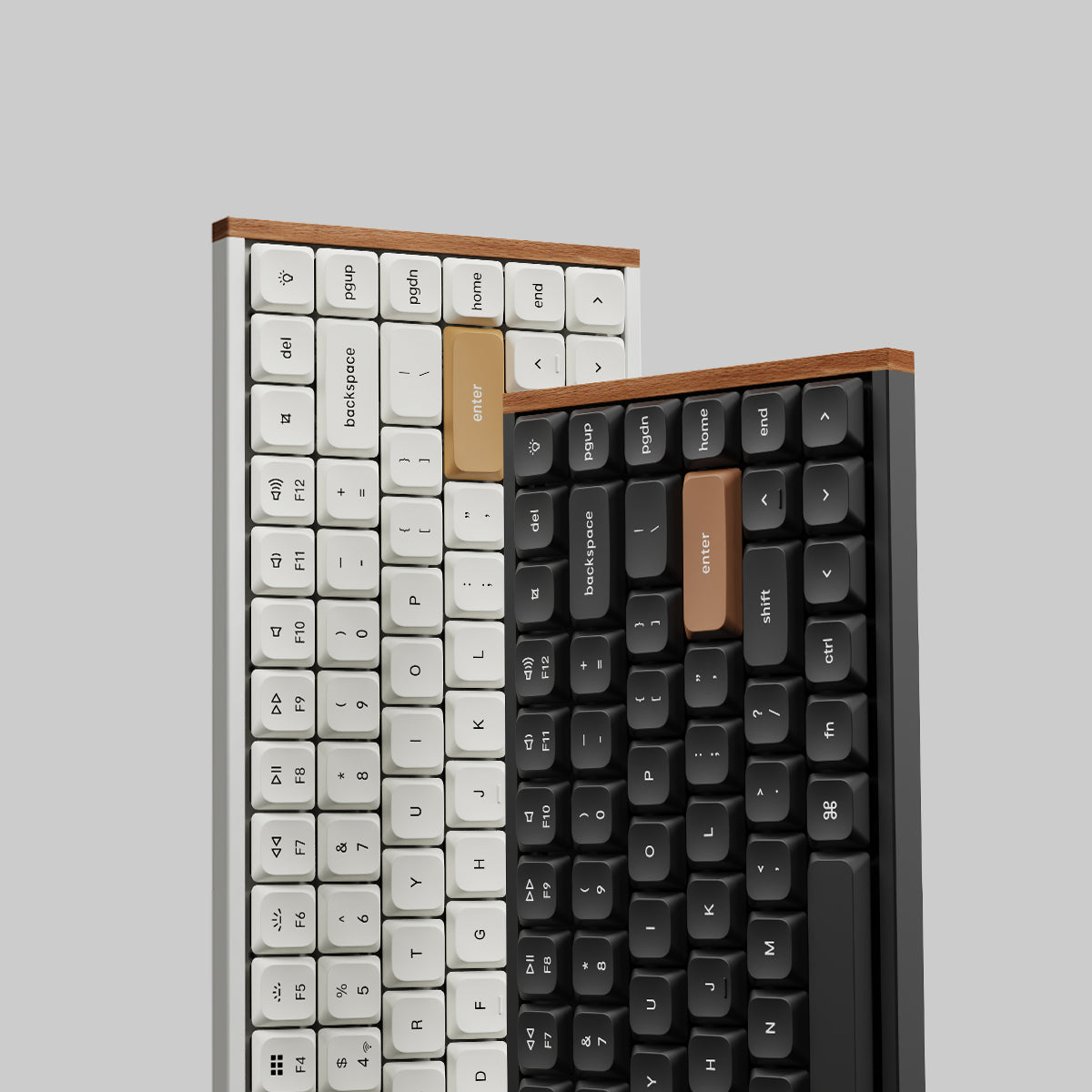 Keychron 预告新版 K3 HE / Ultra 矮轴键盘:天然实木边框