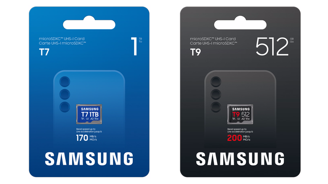 三星电子 T7 / T9 microSD 存储卡曝光,支持 UHS-I