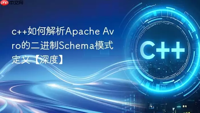 c++如何解析Apache Avro的二进制Schema模式定义【深度】