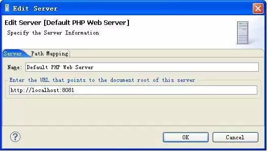 Eclipse首选项中的PHP Servers配置入口