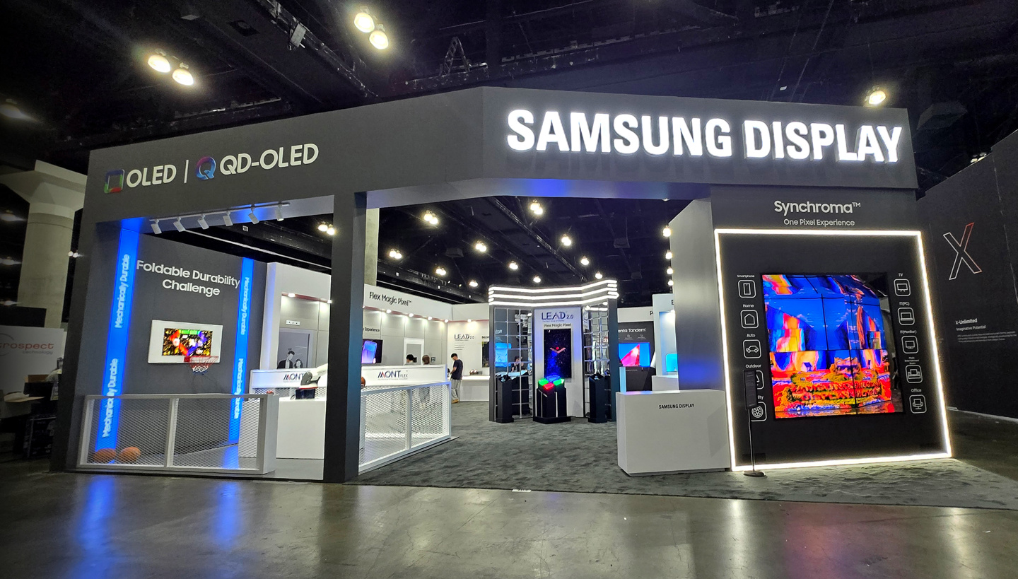 色域覆盖 96% BT.2020，三星展示全球色域最广 OLED 屏幕等技术