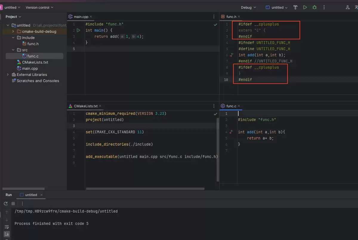 解决c++调用c函数报错：undefinedreferenceto‘xxx‘的问题