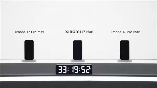 小米17 Max续航实测：8000mAh超大电池 超两台iPhone 17 Pro Max